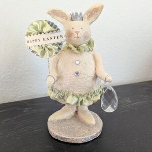 HEATHER MYERS ESC TRADING Easter Bunny Rabbit Figurine 7" Easter Decor